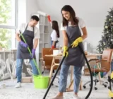 Detailed cleaning in the office