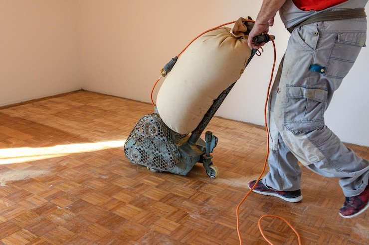 Correct maintenance of natural wood parquet