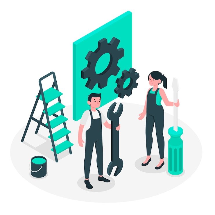 Maintenance of steps covered with composite materials