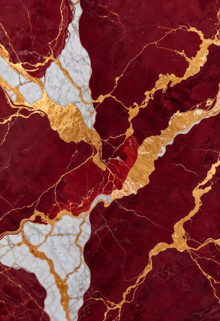 The use of marble carpets in luxury showrooms